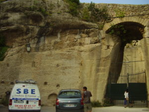 Our second venue for this tour, we performed outside. It began raining near the end of the concert